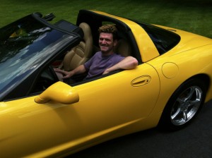 Driving Ron  Wagner's Corvette